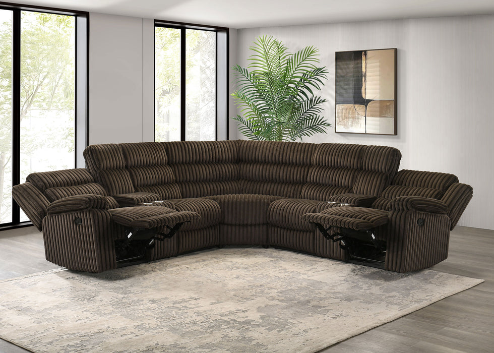 Atkinson Reclining Sectional Sofa - De Avenue Furniture