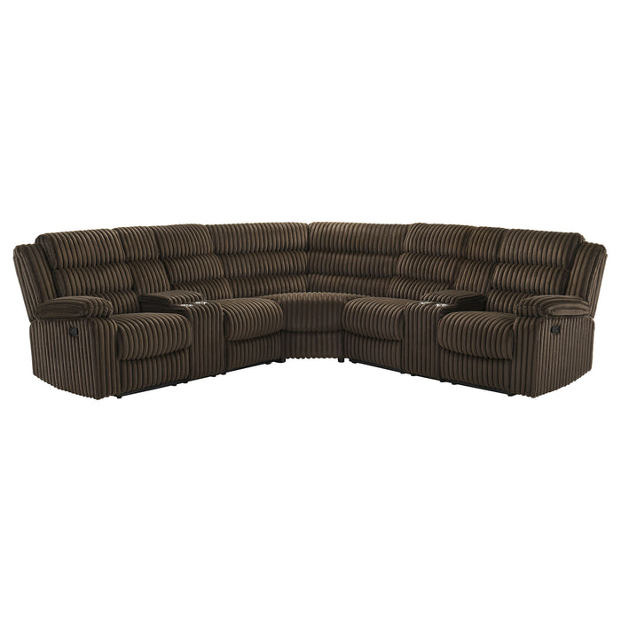 Atkinson Reclining Sectional Sofa - De Avenue Furniture