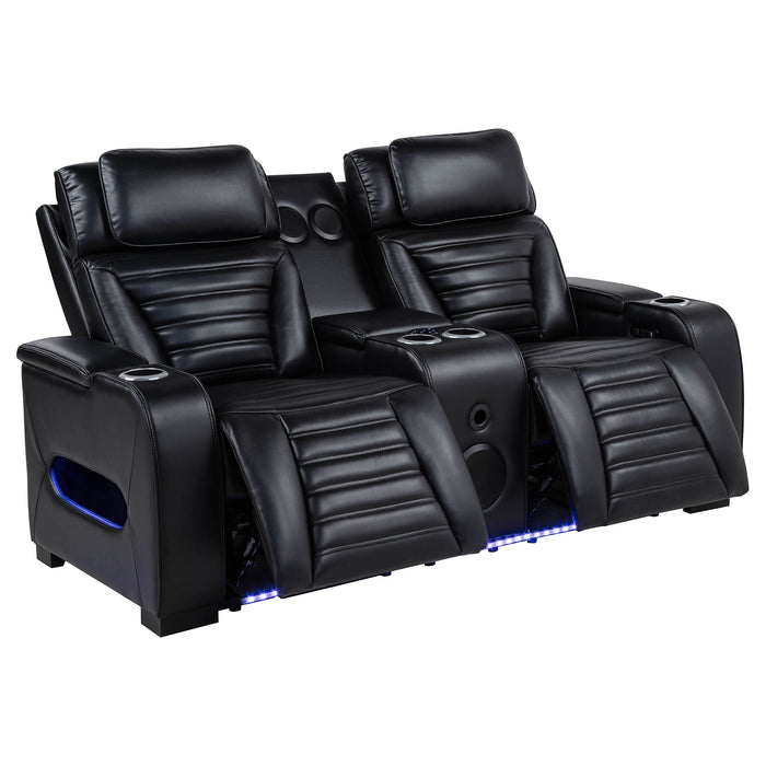 Zuma Dual Power Reclining Loveseat - De Avenue Furniture