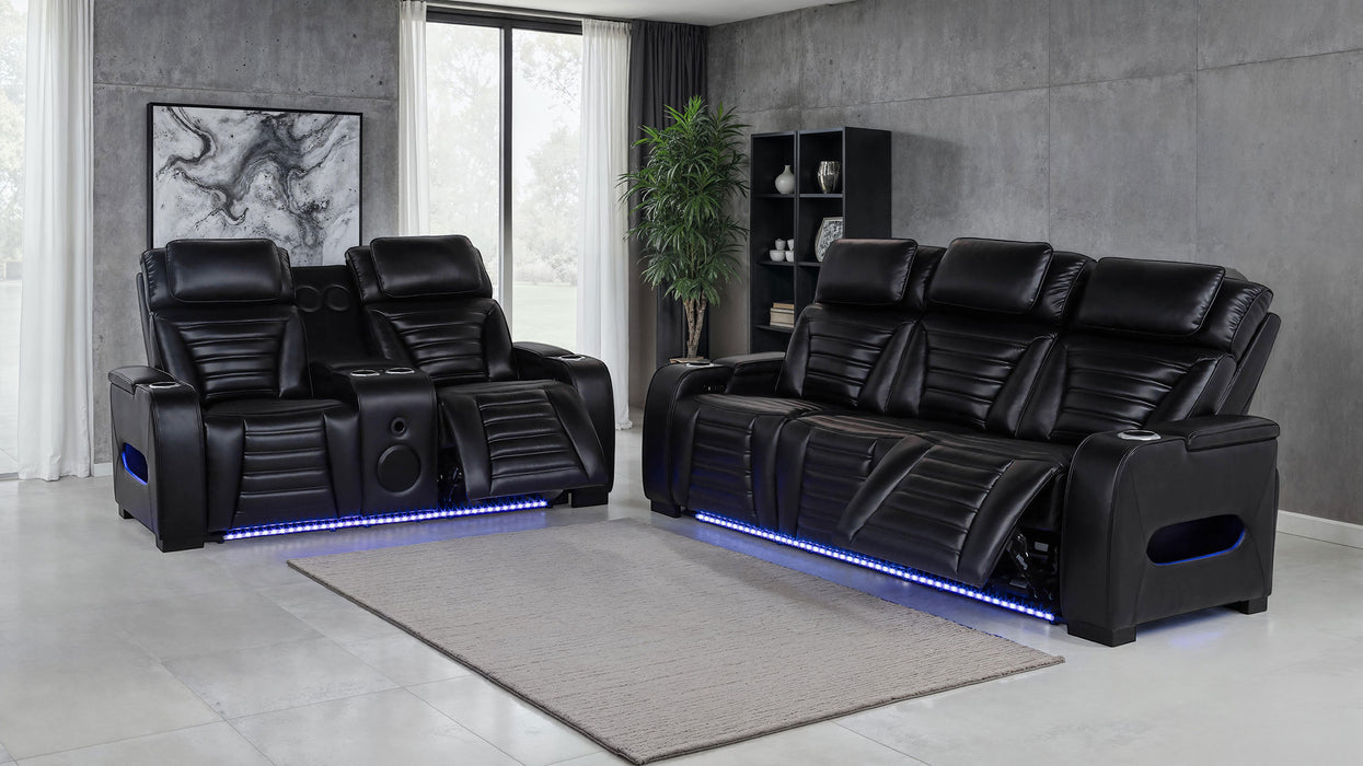 Zuma Dual Power Reclining Loveseat - De Avenue Furniture
