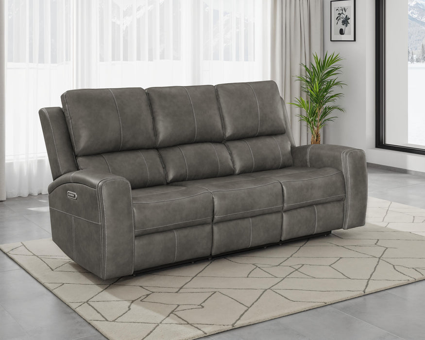 Brickston Triple Power Reclining Sofa - De Avenue Furniture