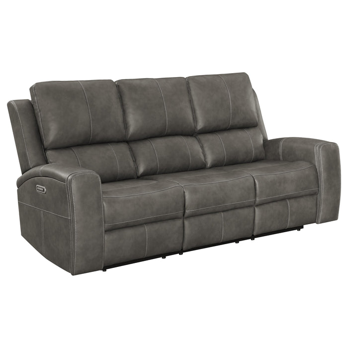Brickston Triple Power Reclining Sofa - De Avenue Furniture