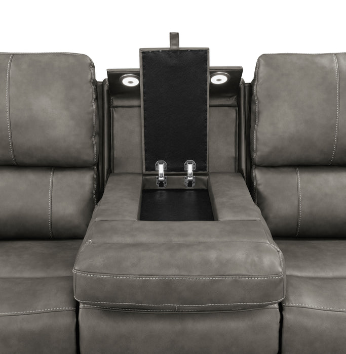 Brickston Triple Power Reclining Sofa - De Avenue Furniture