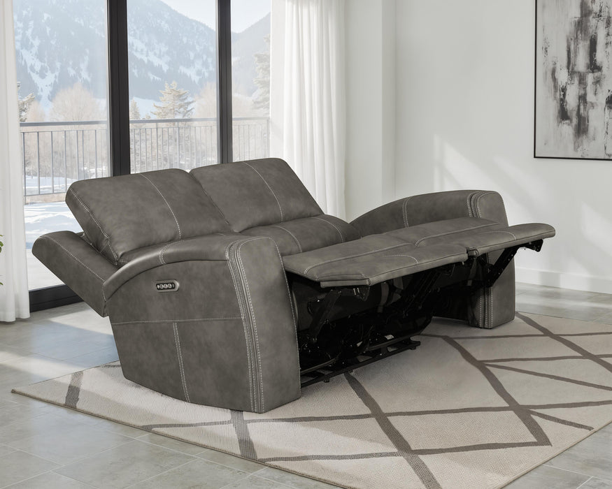 Brickston Triple Power Reclining Loveseat - De Avenue Furniture