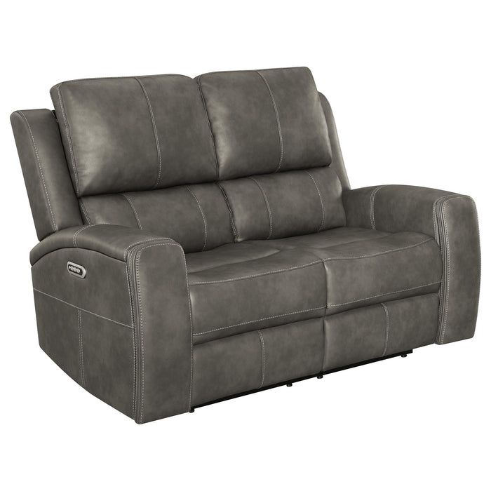 Brickston Triple Power Reclining Loveseat - De Avenue Furniture