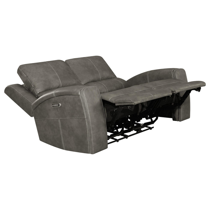 Brickston Triple Power Reclining Loveseat - De Avenue Furniture