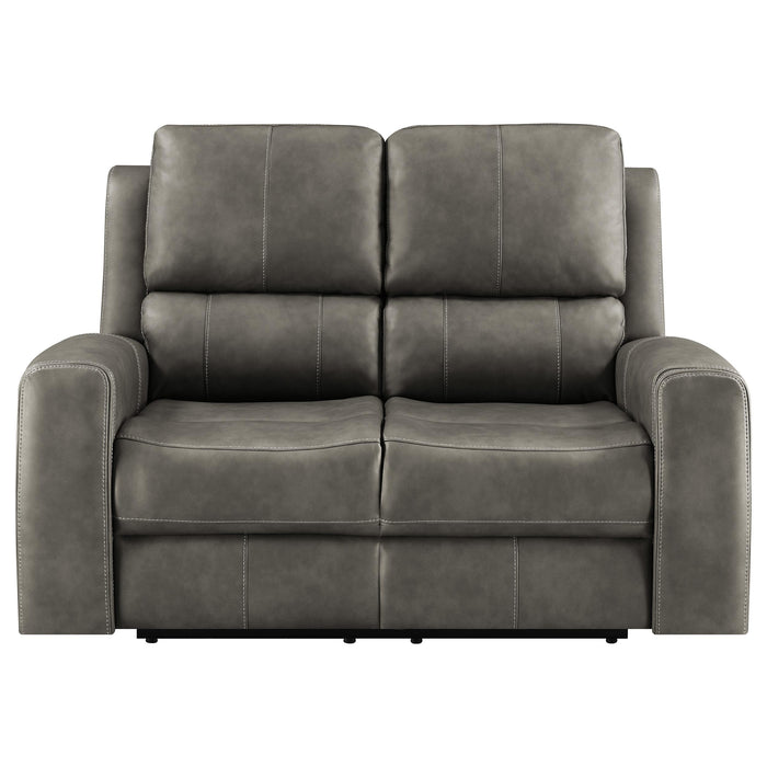 Brickston Triple Power Reclining Loveseat - De Avenue Furniture