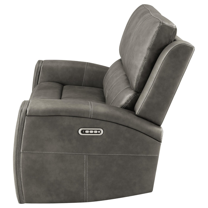 Brickston Triple Power Reclining Loveseat - De Avenue Furniture