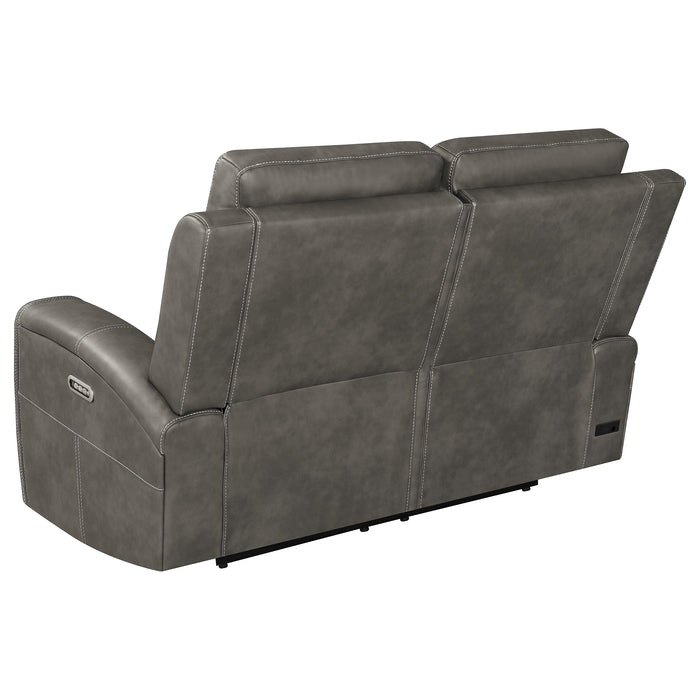 Brickston Triple Power Reclining Loveseat - De Avenue Furniture