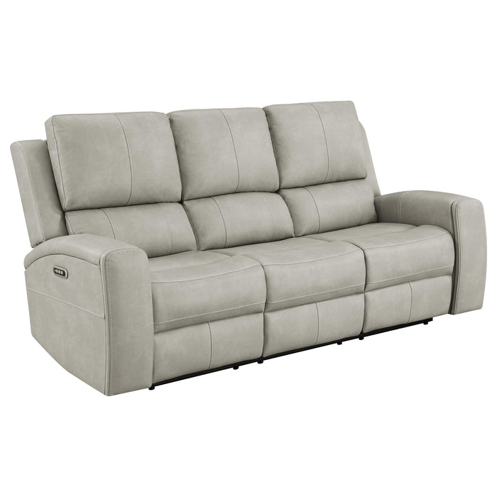 Brickston Triple Power Reclining Sofa - De Avenue Furniture