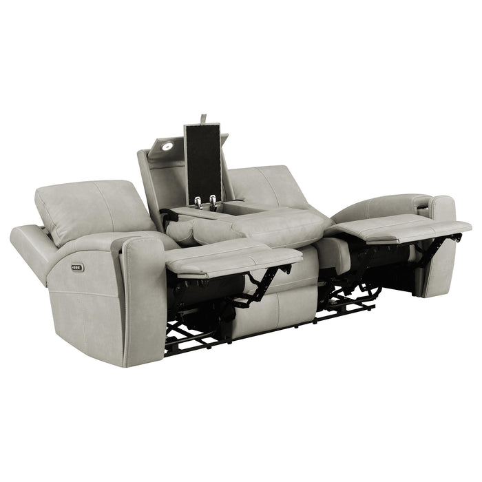 Brickston Triple Power Reclining Sofa - De Avenue Furniture