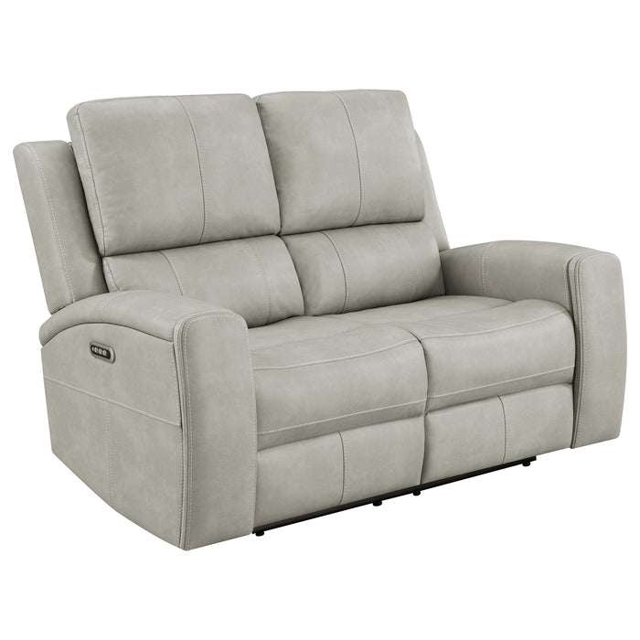Brickston Triple Power Reclining Loveseat - De Avenue Furniture