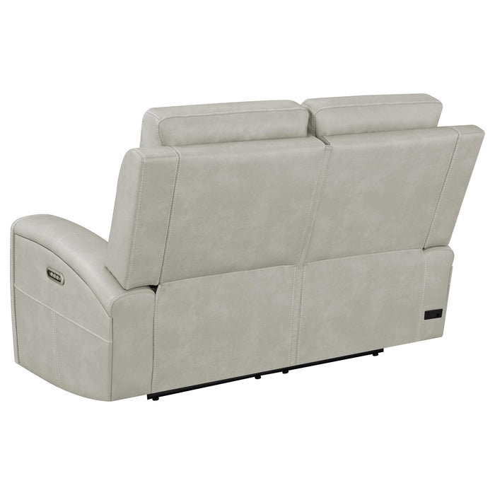 Brickston Triple Power Reclining Loveseat - De Avenue Furniture