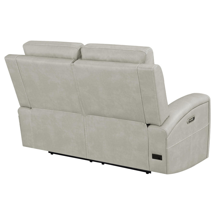 Brickston Triple Power Reclining Loveseat - De Avenue Furniture