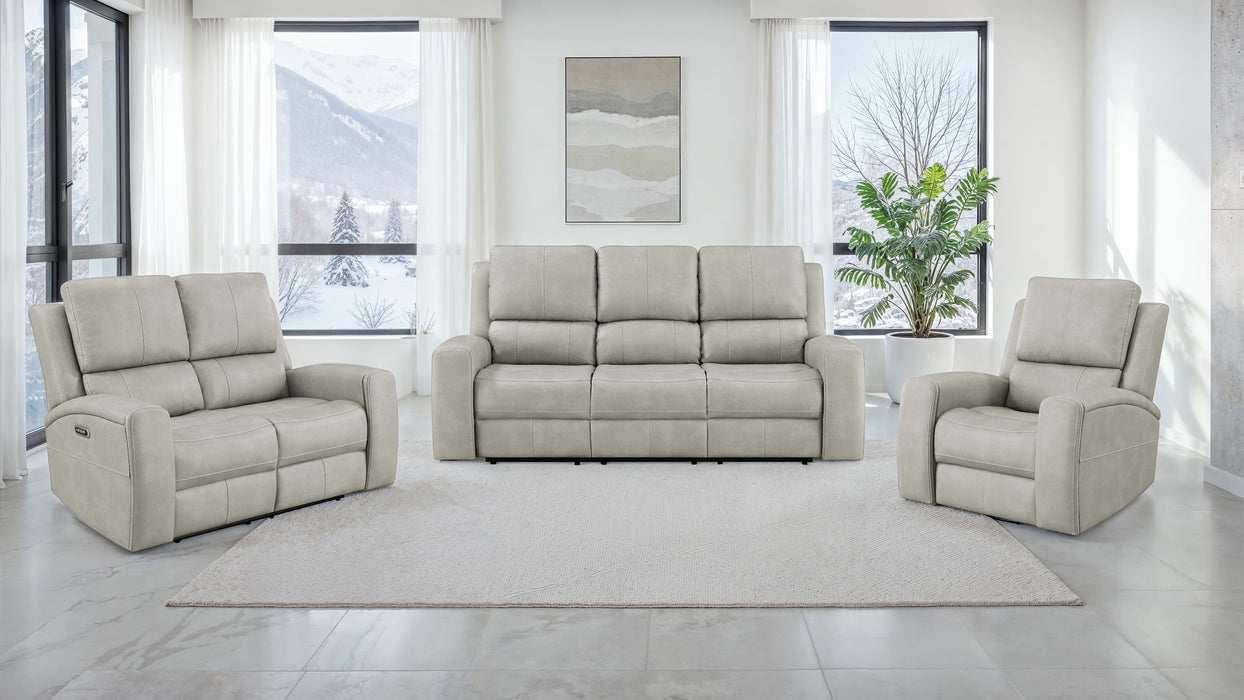 Brickston Triple Power Reclining Loveseat - De Avenue Furniture