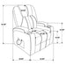 Armstrong Power Lift Massage Recliner - De Avenue Furniture
