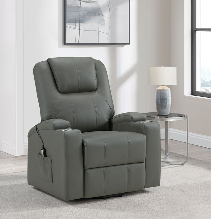 Armstrong Power Lift Massage Recliner - De Avenue Furniture