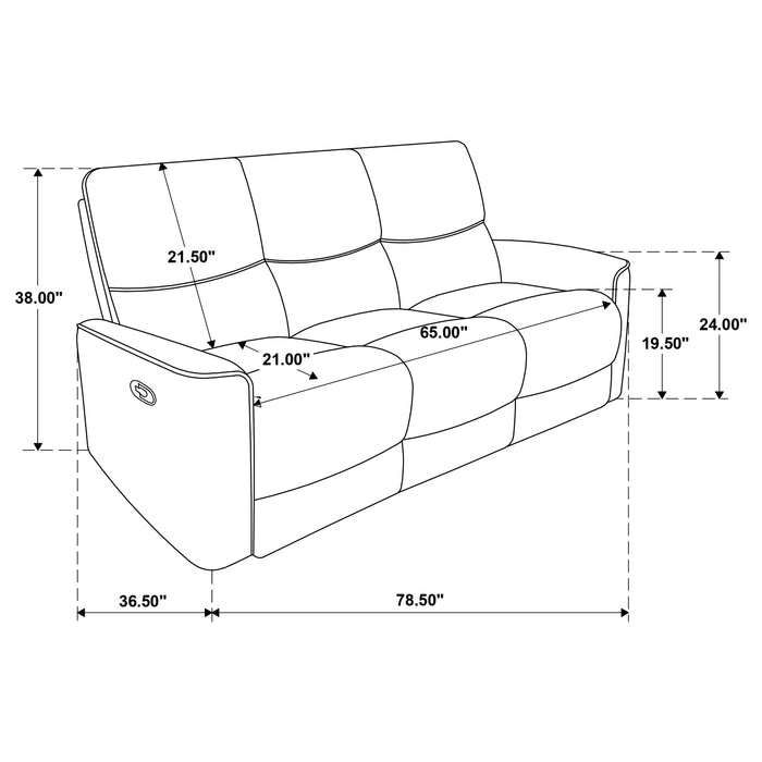 Navarro Reclining Sofa - De Avenue Furniture
