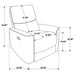 Navarro Glider Recliner - De Avenue Furniture