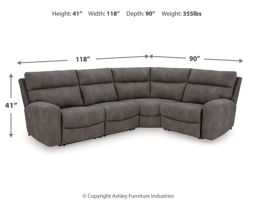 Next-Gen DuraPella Power Reclining Sectional - De Avenue Furniture