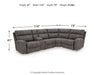 Next-Gen DuraPella Power Reclining Sectional - De Avenue Furniture