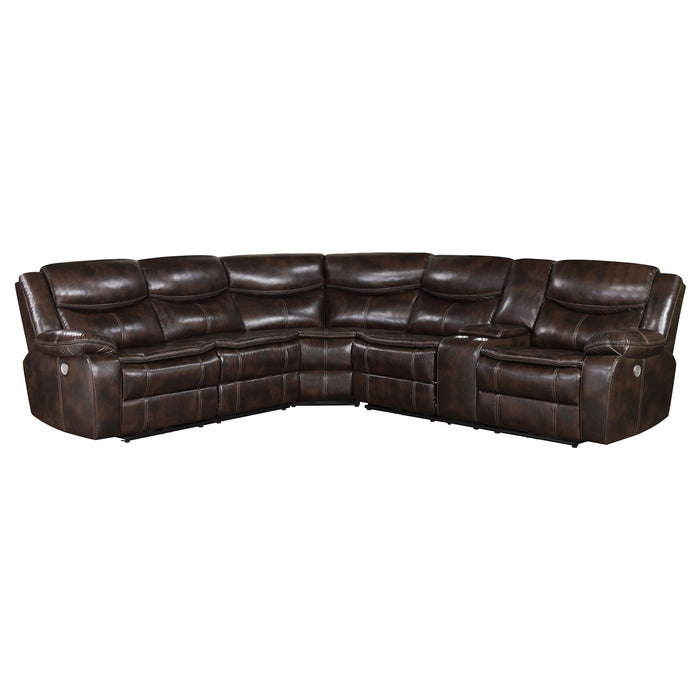Sycamore Power Reclining Sectional Sofa - De Avenue Furniture