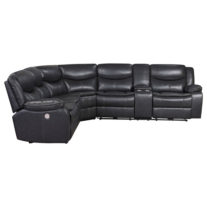 Sycamore Power Reclining Sectional Sofa - De Avenue Furniture