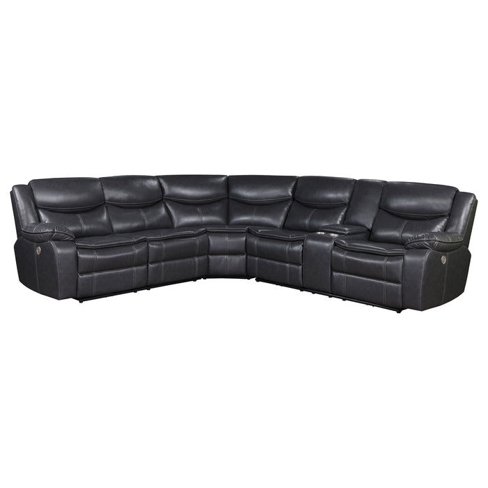 Sycamore Power Reclining Sectional Sofa - De Avenue Furniture