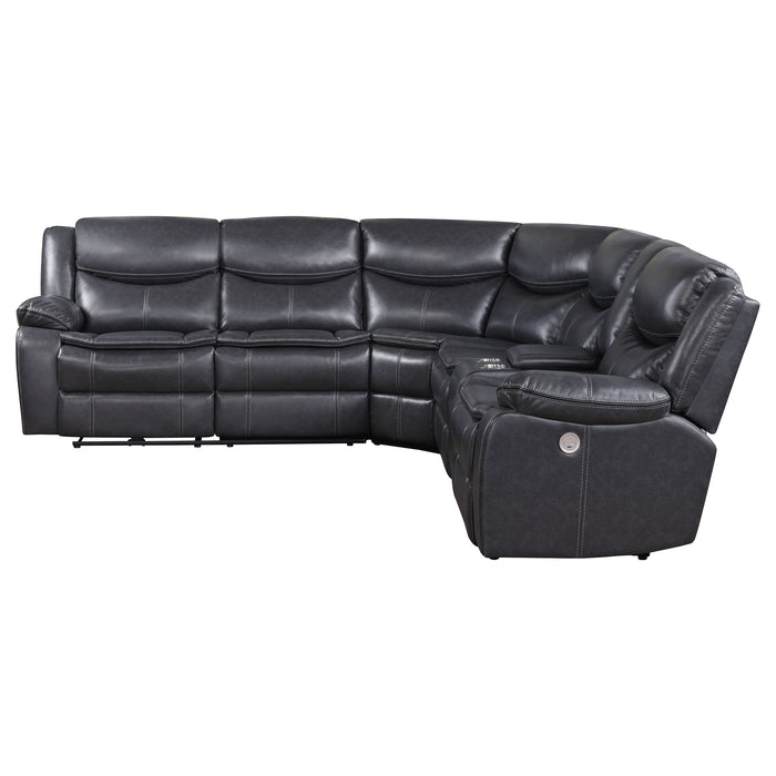Sycamore Power Reclining Sectional Sofa - De Avenue Furniture