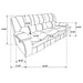 Camila Reclining Sofa Set - De Avenue Furniture