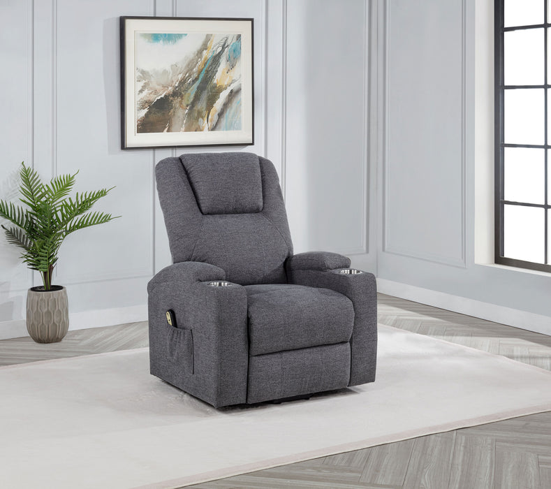 Louie Power Lift Massage Recliner - De Avenue Furniture