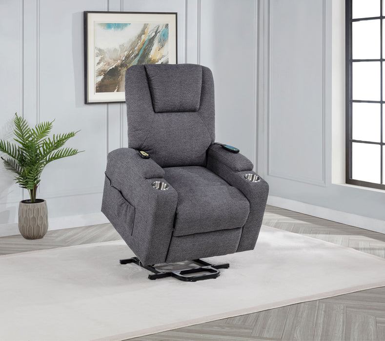 Louie Power Lift Massage Recliner - De Avenue Furniture