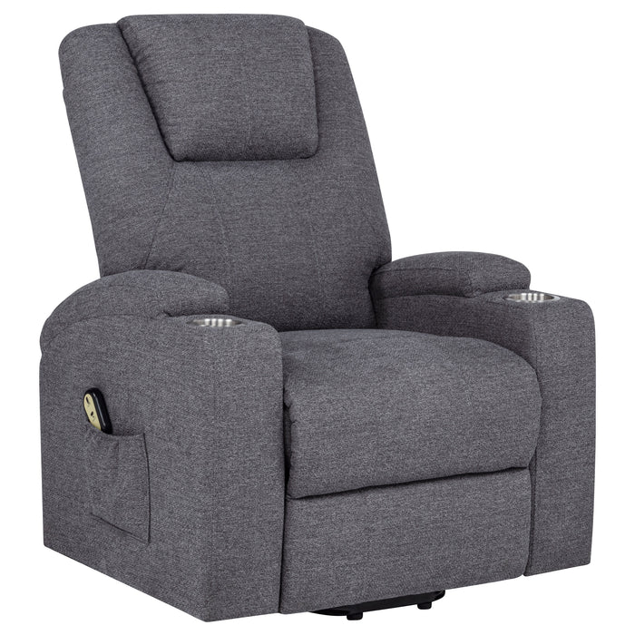 Louie Power Lift Massage Recliner - De Avenue Furniture