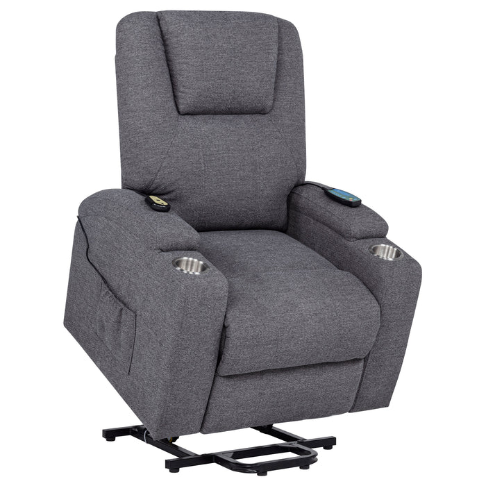Louie Power Lift Massage Recliner - De Avenue Furniture