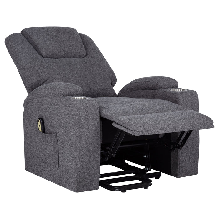 Louie Power Lift Massage Recliner - De Avenue Furniture