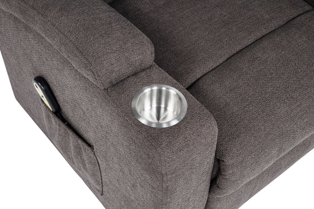 Louie Power Lift Massage Recliner - De Avenue Furniture