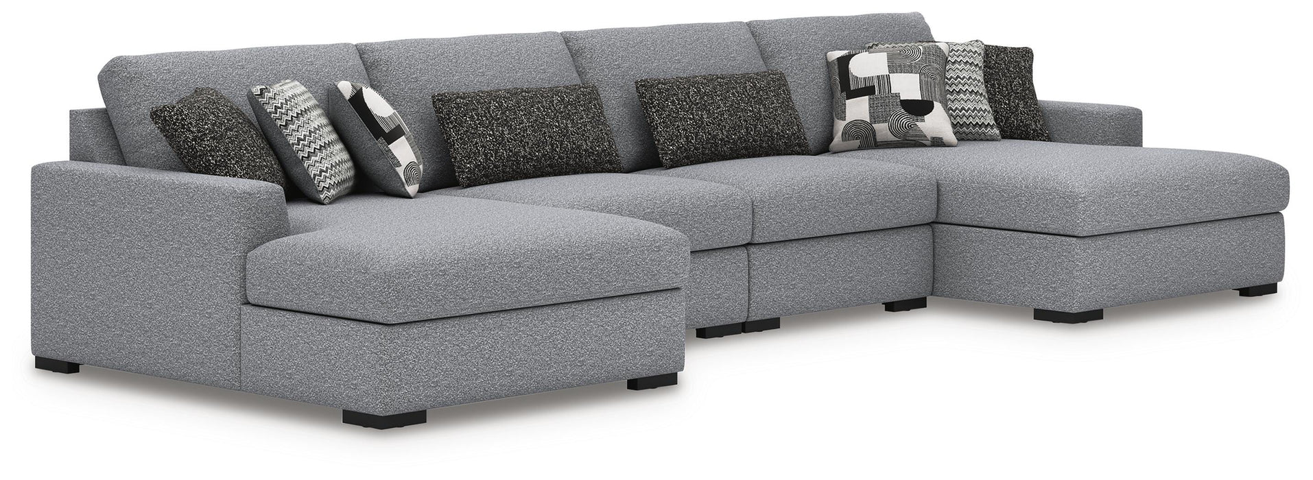 Bealton Sectional with Double Chaise - De Avenue Furniture