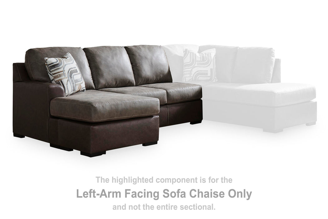 Castille Way Sectional with Chaise - De Avenue Furniture