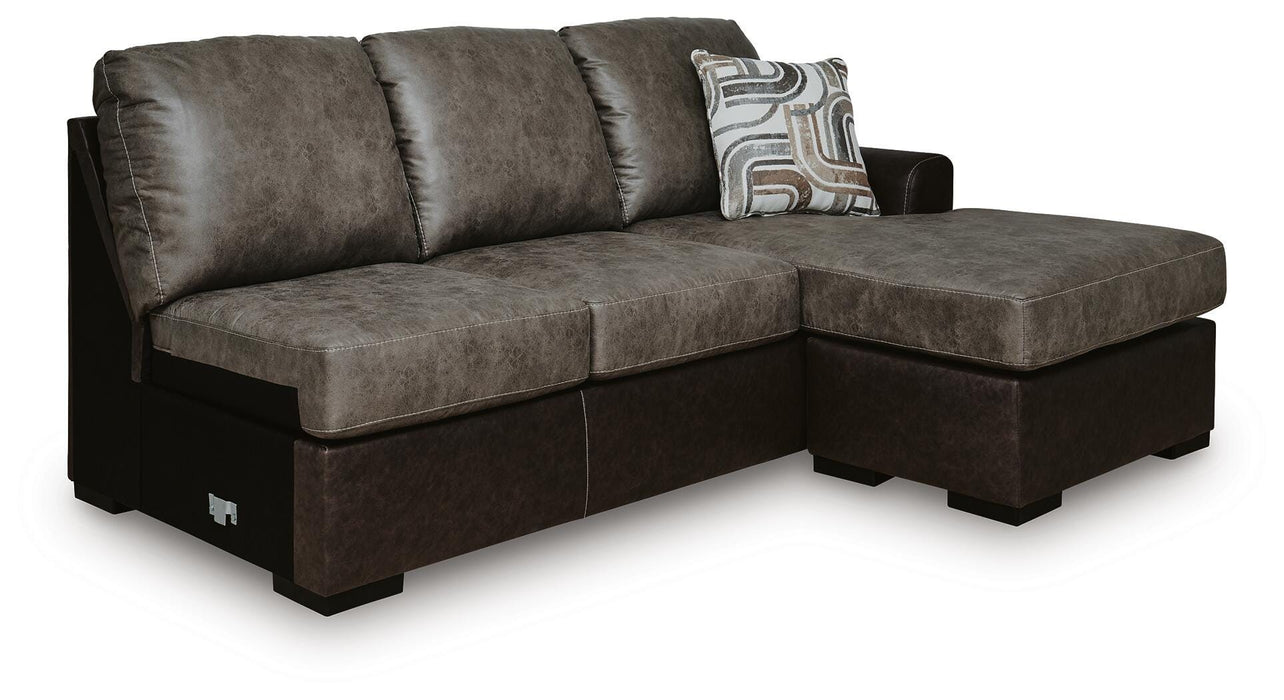 Castille Way Sectional with Chaise - De Avenue Furniture