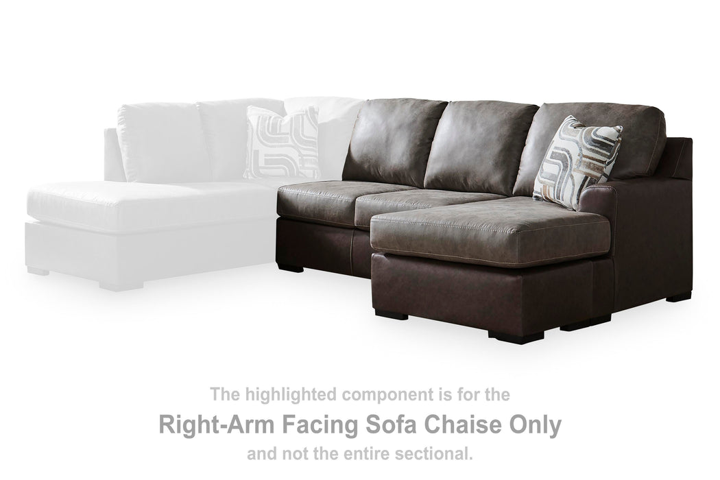 Castille Way Sectional with Chaise - De Avenue Furniture