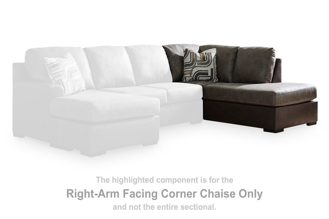 Castille Way Sectional with Chaise - De Avenue Furniture