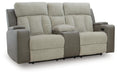 WhipLash Power Reclining Loveseat with Console - De Avenue Furniture