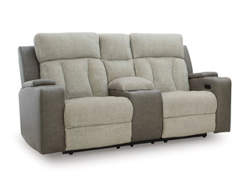 WhipLash Power Reclining Loveseat with Console - De Avenue Furniture