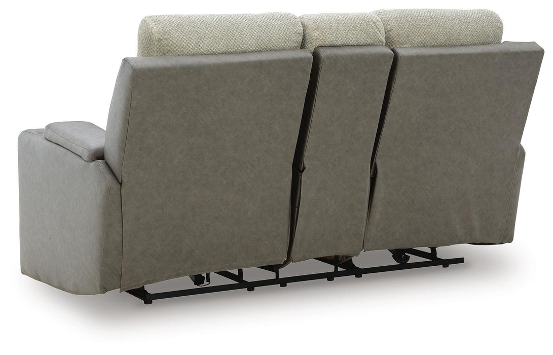 WhipLash Power Reclining Loveseat with Console - De Avenue Furniture