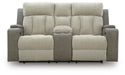 WhipLash Power Reclining Loveseat with Console - De Avenue Furniture