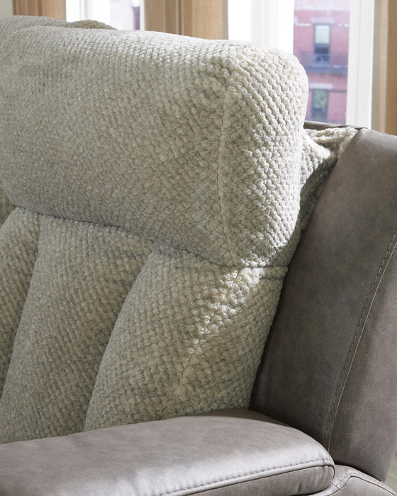 WhipLash Power Reclining Loveseat with Console - De Avenue Furniture
