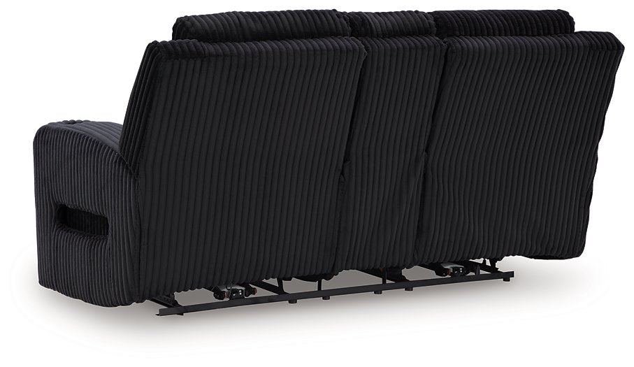 Forest Lake Power Reclining Loveseat with Console - De Avenue Furniture