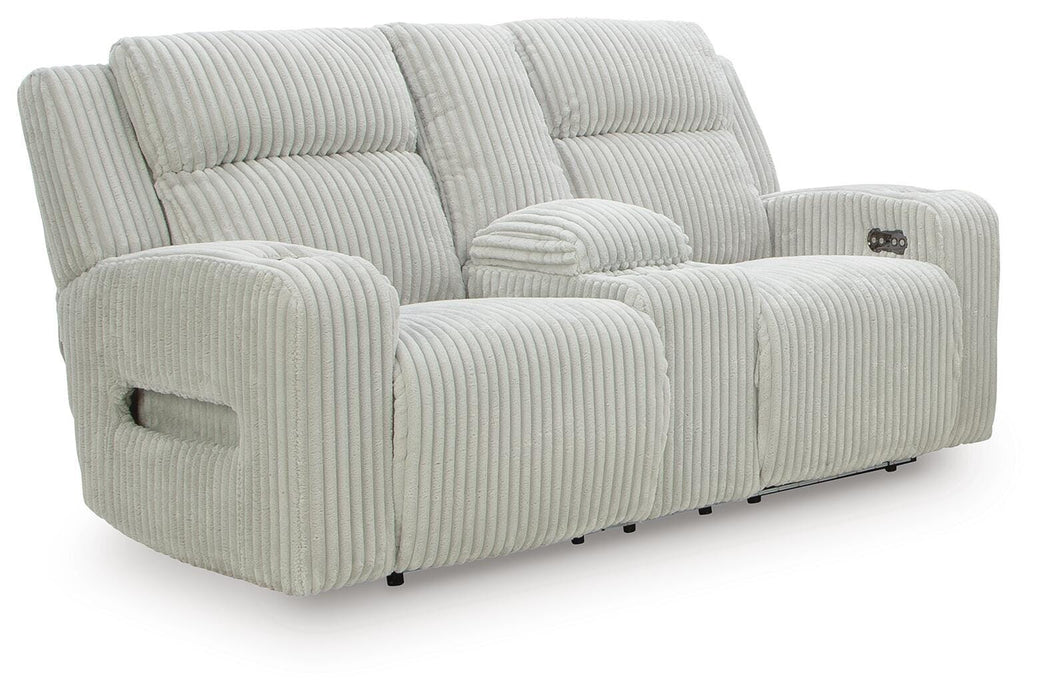 Forest Lake Power Reclining Loveseat with Console - De Avenue Furniture