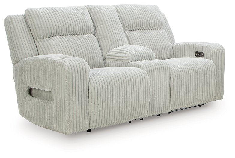 Forest Lake Power Reclining Loveseat with Console - De Avenue Furniture