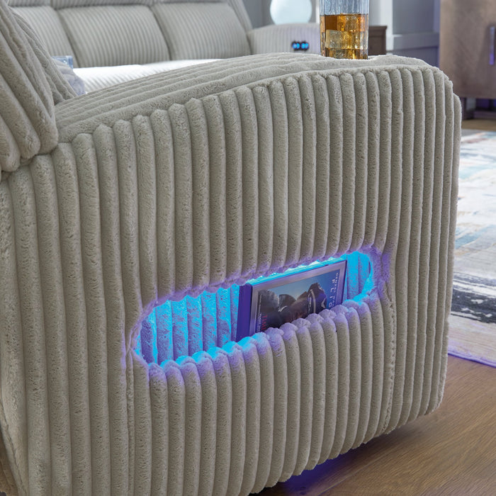 Forest Lake Power Reclining Loveseat with Console - De Avenue Furniture